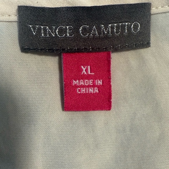 Vince Camuto sleeveless top blouse ivory size XL NWOT - Picture 2 of 5